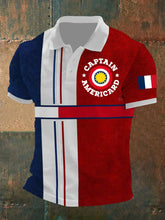 à manches courtes Captain Americard Homme